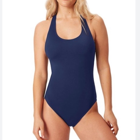 Andie NWT The Tulum Navy Blue One Piece Size Small - Picture 11 of 11